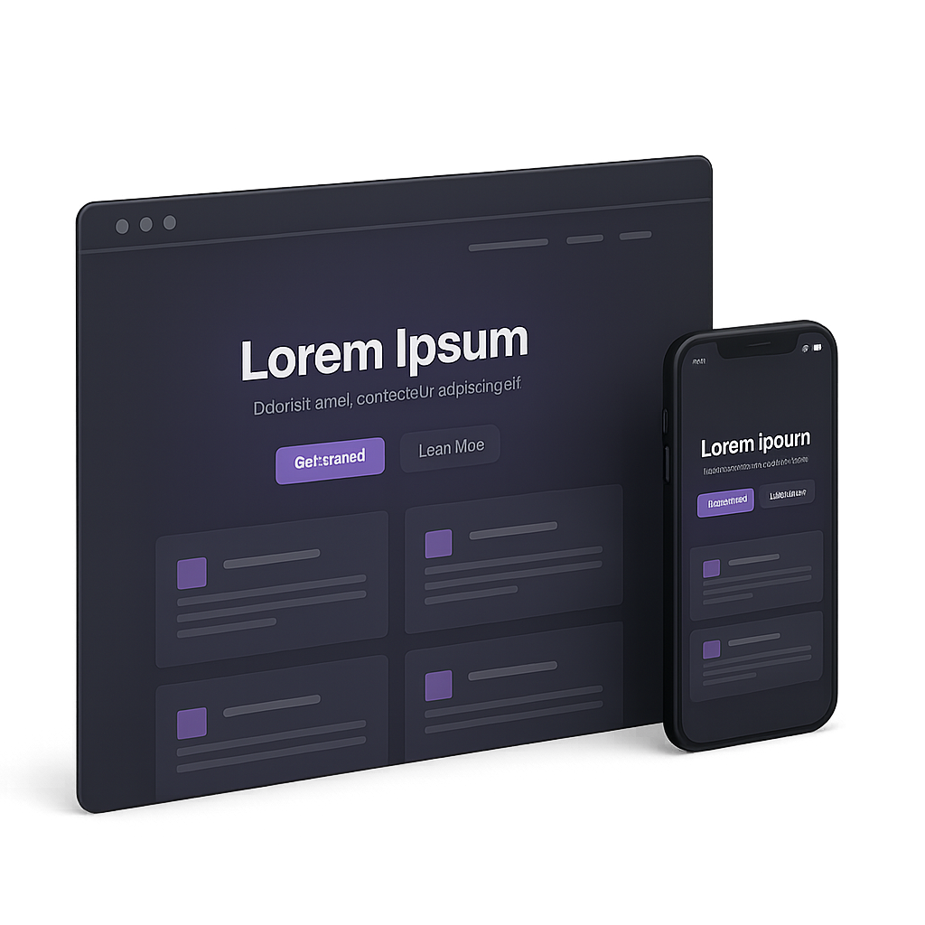Mockup website